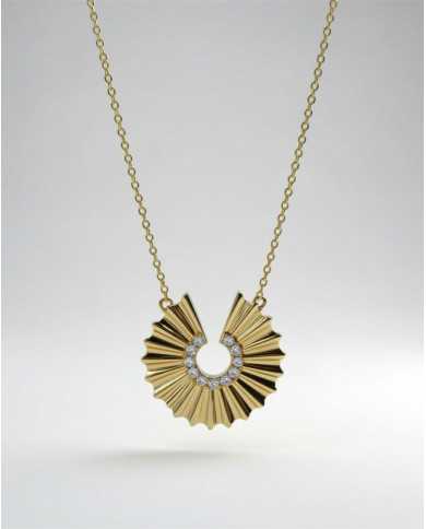 Collar dorado Nathalie