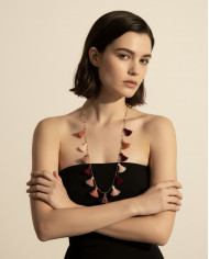 Collar Summer tonos rojizos