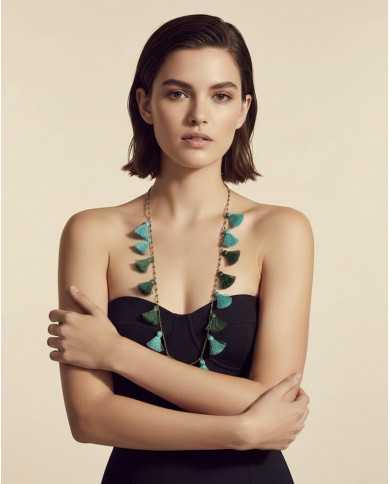 Collar Summer tonos azulados