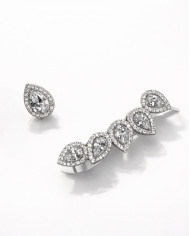 Pendientes Isla plata circonitas