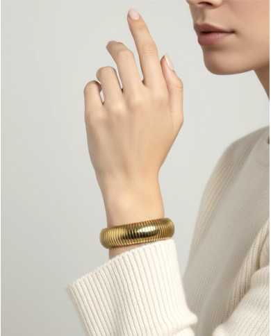 Brazalete Amara dorado