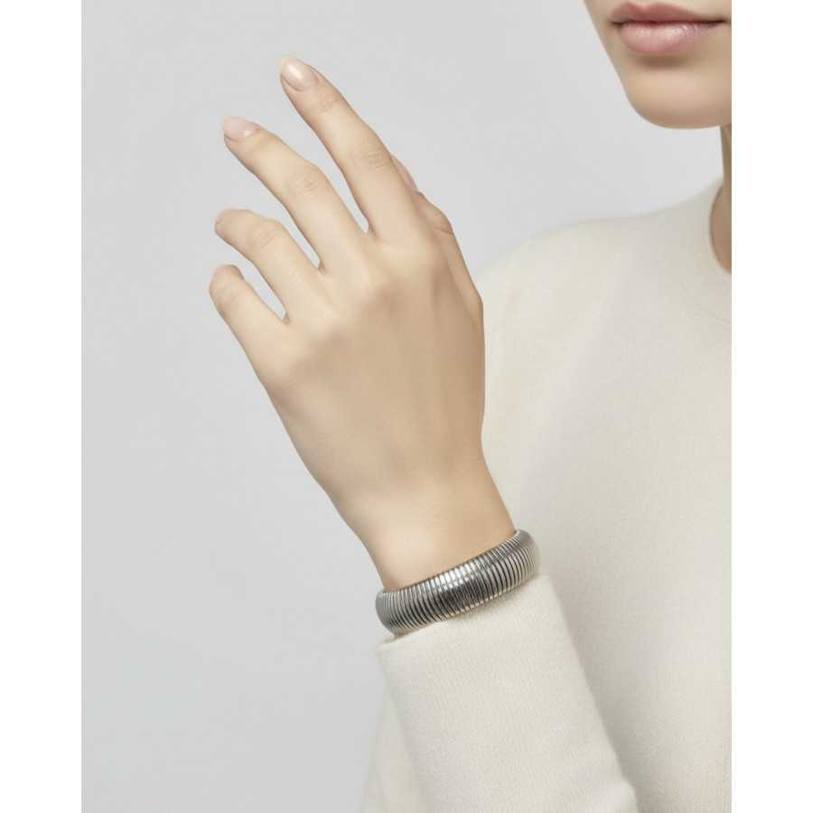 Brazalete Amara plateado