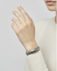 Brazalete Amara plateado