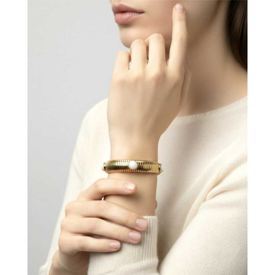 Brazalete Selene nácar