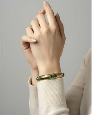 Brazalete Selene aventurina verde