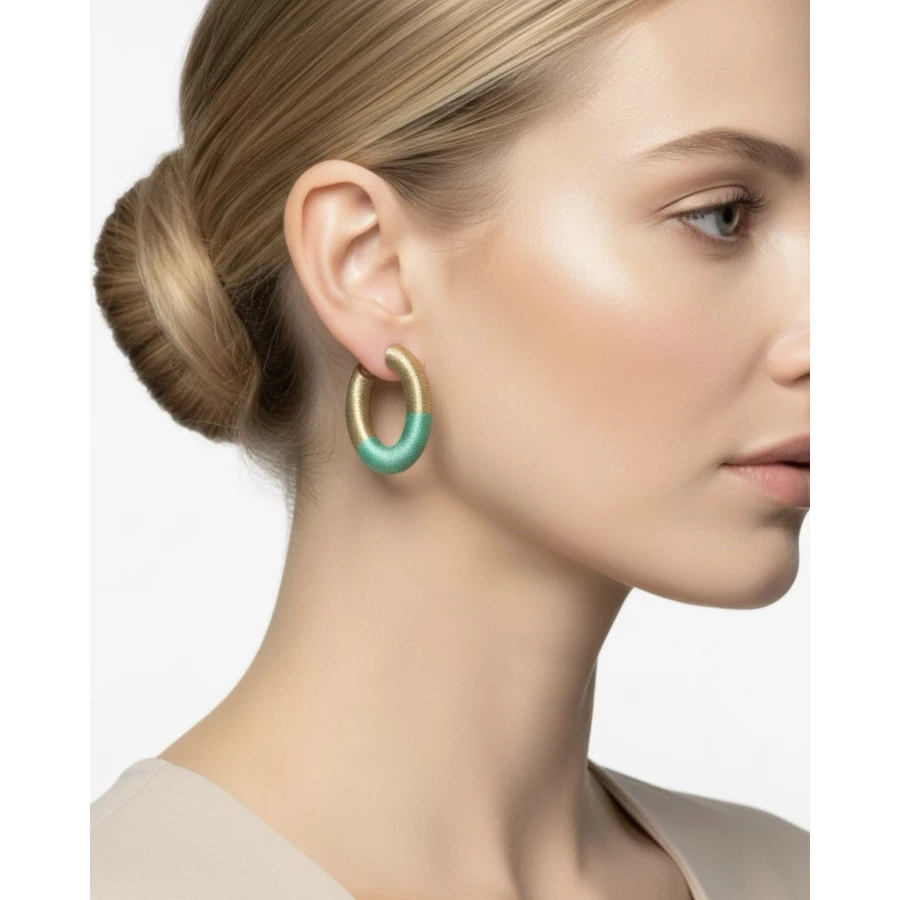 Pendientes Aldara turquesa