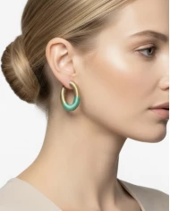 Pendientes Aldara turquesa