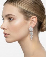 Pendientes plata Regina