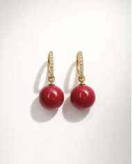 Pendientes Laira rojos