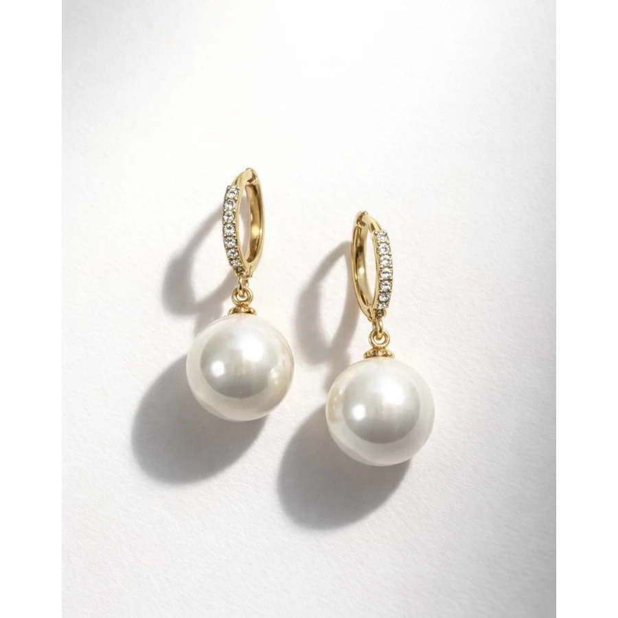 pendientes Laira blancos