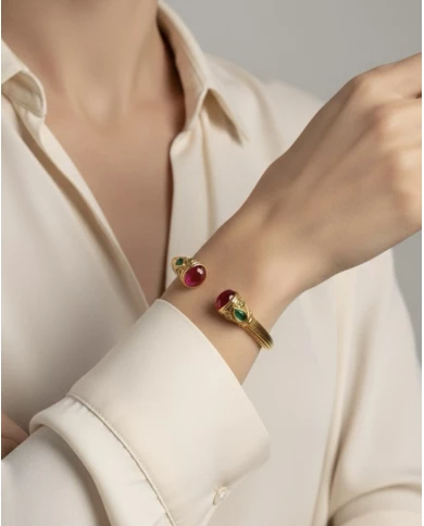 Brazalete Nayara rojo