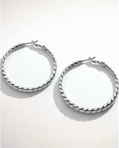 Pendientes Arianne plateados