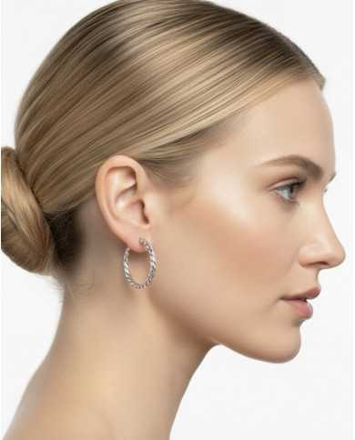 Pendientes Arianne plateados