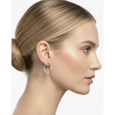 Pendientes Arianne plateados