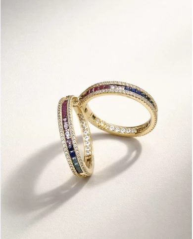 Pendientes Aral multicolor