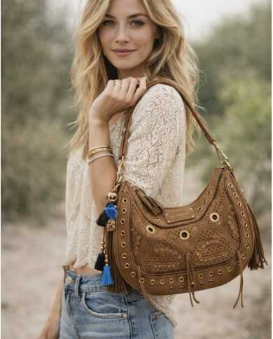 Bolso New Orleans ante marrón by La Carrie Bolso New Orleans ante marrón by La Carrie