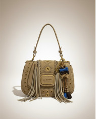 Bolso Kansas ante beige claro by La Carrie