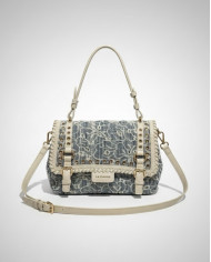 Bolso Chicago denim y blanco by La Carrie Bolso Chicago denim y blanco by La Carrie