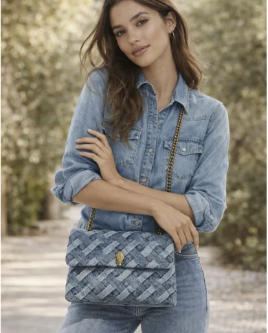 Bolso Kensington denim by Kurt Geiger