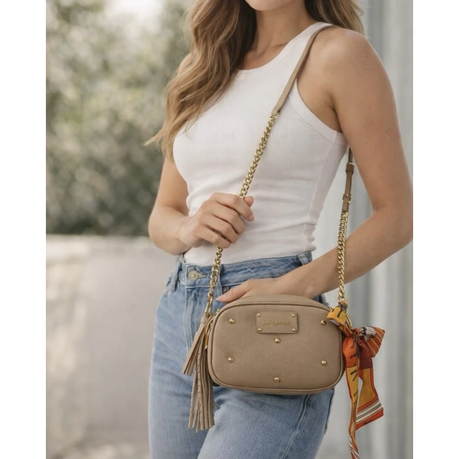 Bolso Camelia beige by LaCarrie