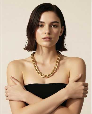 Collar Thalía dorado