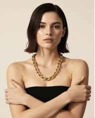 Collar Minerva dorado