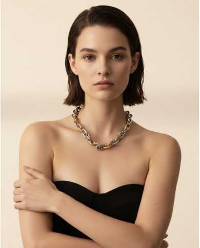 Collar Thalía bicolor