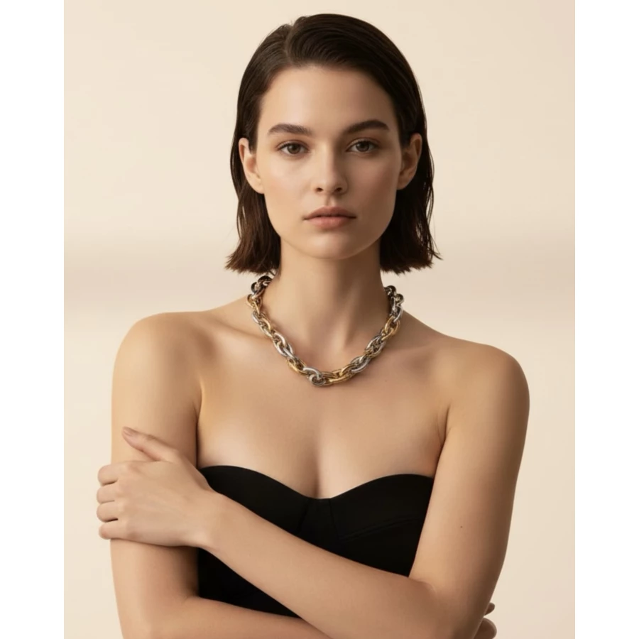 Collar Minerva bicolor
