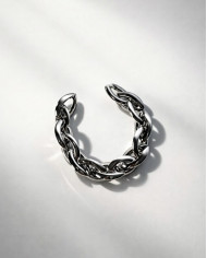 Brazalete Amara plateado