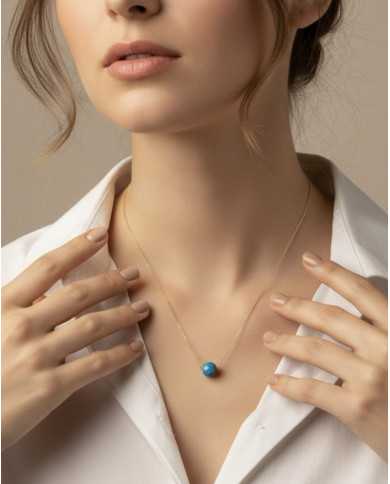 Collar Arlet turquesa