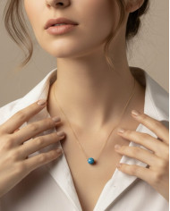 Collar Arlet turquesa