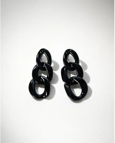 Pendientes Zenda negros