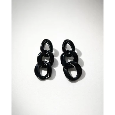 Pendientes Zenda negros Pendientes Zenda negros