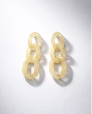 Pendientes Zenda beige