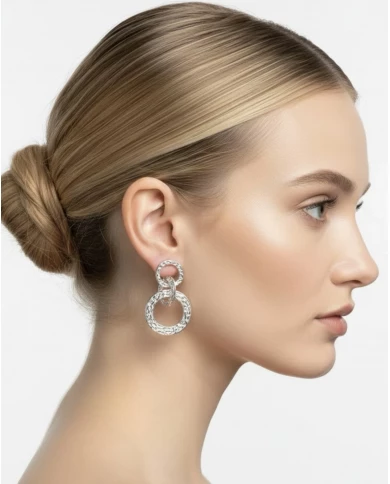 Pendientes plateados Nayara Pendientes plateados Nayara