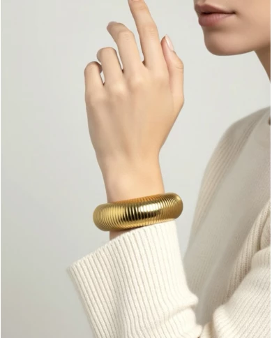 Brazalete Azahara dorado