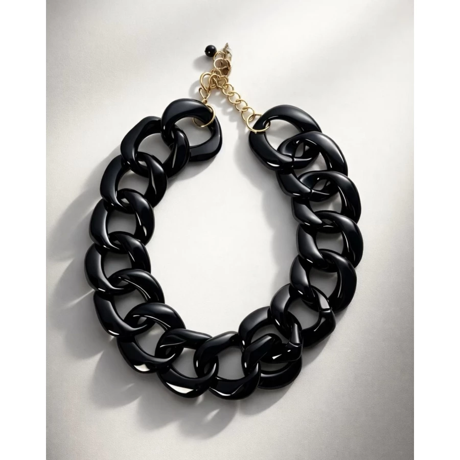 Collar Eyla negro Collar Eyla negro