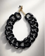 Collar Eyla negro Collar Eyla negro