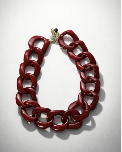 Collar Eyla burdeos Collar Eyla burdeos