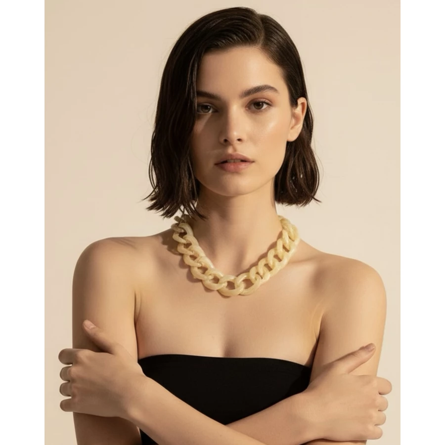 Collar Eyla beige Collar Eyla beige