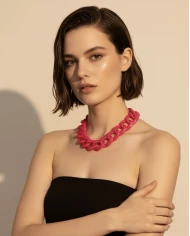Collar Eyla fucsia
