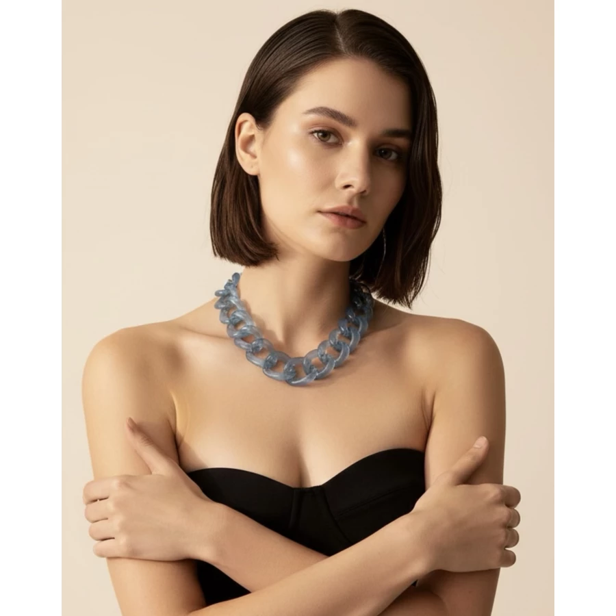 Collar Eyla azul Collar Eyla azul