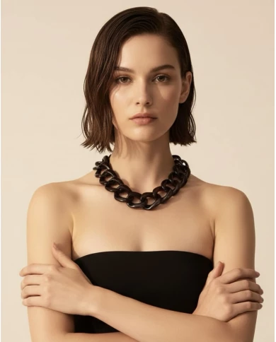 Collar Eyla marrón Collar Eyla marrón