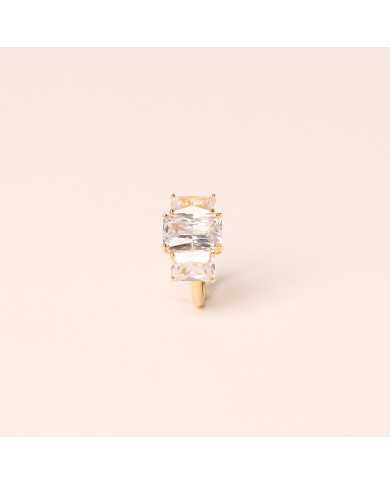 Anillo plata bañado en oro circonitas 5k Vitoria Anillo plata bañado en oro circonitas 5k Vitoria