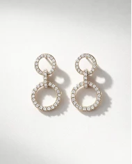 Pendientes Auren plateados