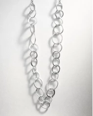 Collar Aris plateado