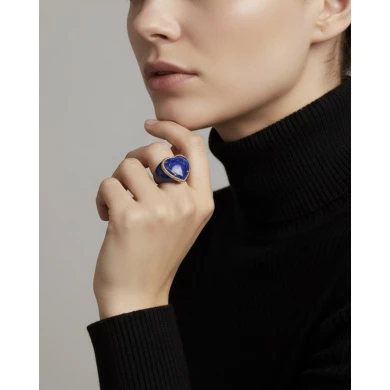 Anillo Samara azul Anillo Samara azul