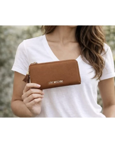 Billetero Moschino Hada marrón
