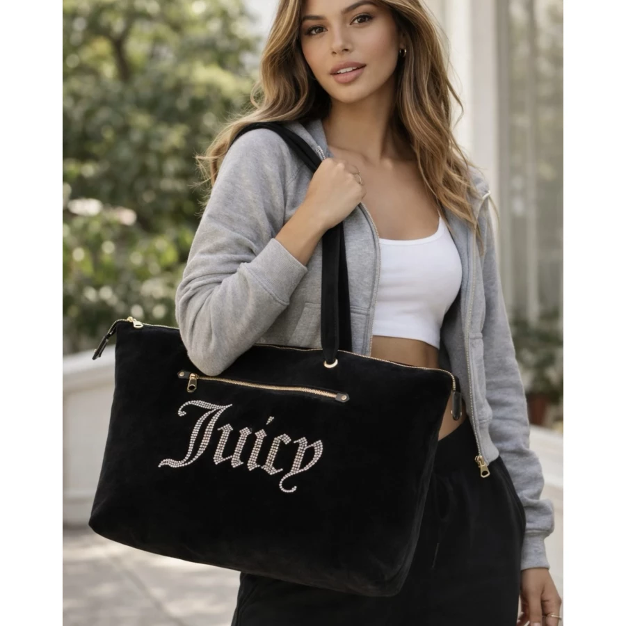 Bolso tote Juicy Couture negro
