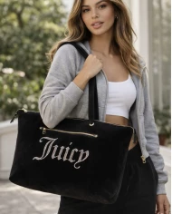 Bolso tote Juicy Couture negro